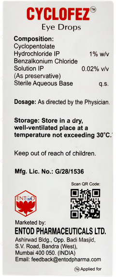 Cyclofez Eye Drops 5ml