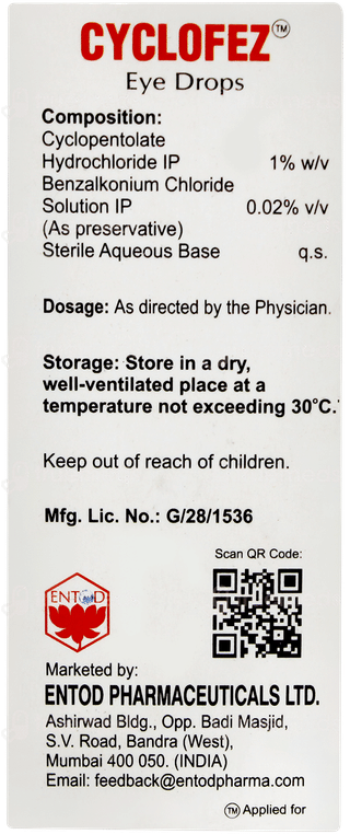 Cyclofez Eye Drops 5ml