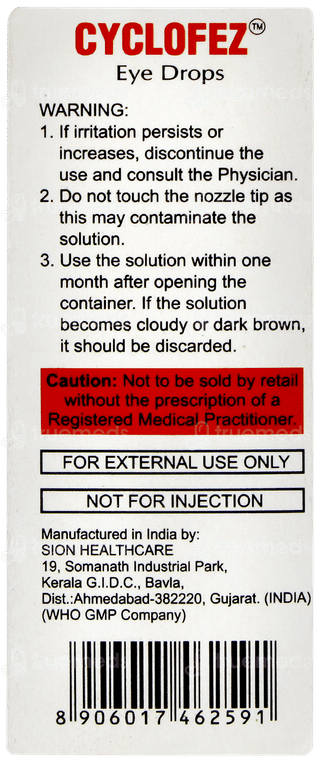 Cyclofez Eye Drops 5ml