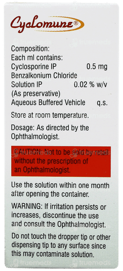 Cyclomune 0.05% Eye Drops 3ml