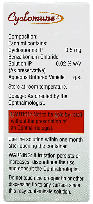 Cyclomune 0.05% Eye Drops 3ml