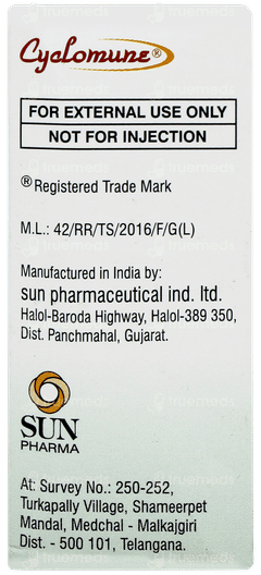 Cyclomune 0.05% Eye Drops 3ml