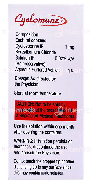 Cyclomune 0.1% Eye Drops 3ml