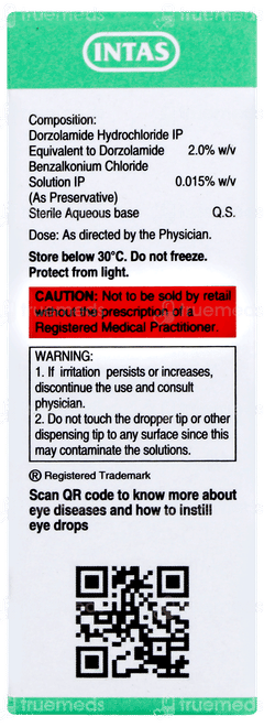 Dortas Eye Drops 5ml Dortas Eye Drops 5ml