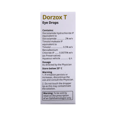 Dorzox T Eye Drops 5ml