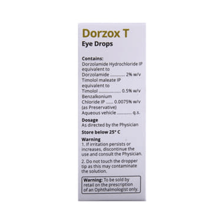 Dorzox T Eye Drops 5ml