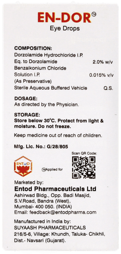 En Dor Eye Drops 5ml En Dor Eye Drops 5ml