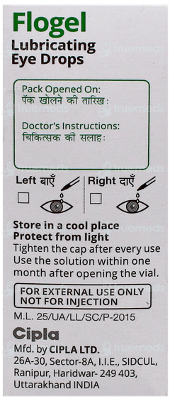Flogel Eye Drops 10Ml Flogel Eye Drops 10Ml