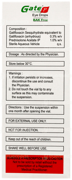 Gate P Eye Drops 10ml Gate P Eye Drops 10ml