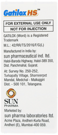 Gatilox Hs Eye Drops 3ml Gatilox Hs Eye Drops 3ml
