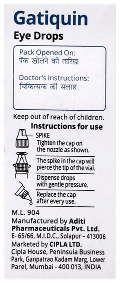 Gatiquin Eye Drops 5ml