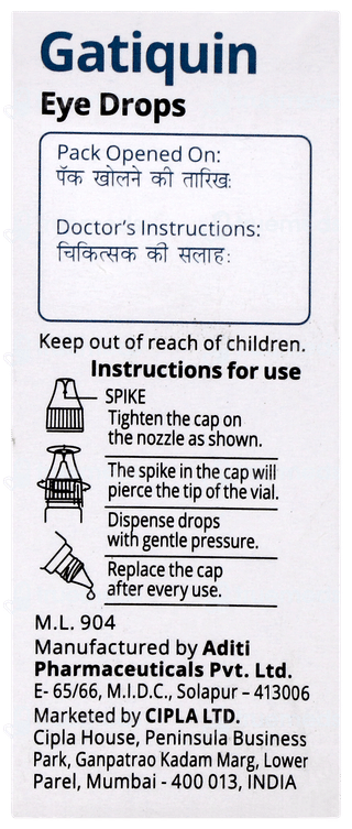 Gatiquin Eye Drops 5ml