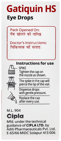 Gatiquin Hs Eye Drops 5ml