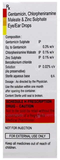 Gentalab Eye/Ear Drops 10Ml