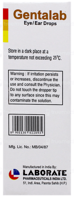 Gentalab Eye/Ear Drops 10Ml