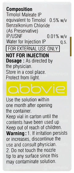 Glucomol 0.5% Eye Drops 5ml Glucomol 0.5% Eye Drops 5ml