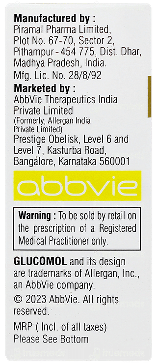 Glucomol 0.5% Eye Drops 5ml