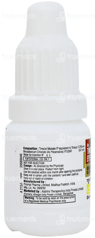 Glucomol 0.5% Eye Drops 5ml