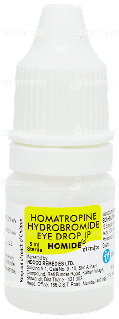 Homide Eye Drops 5ml Homide Eye Drops 5ml