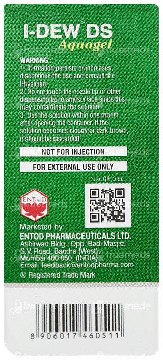 I Dew Ds Aquagel Eye Drops 10ml