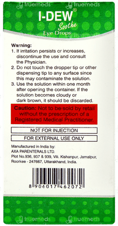 I Dew Soothe Eye Drops 10ml