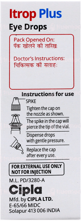 Itrop Plus Eye Drops 5Ml