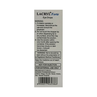 Lacryl Forte Eye Drops 10ml