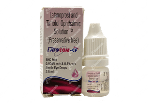 Latocom Cf 5 Mg/50 MCG Eye Drops 2.5 ML