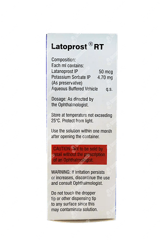 Latoprost Rt Bkc Free 0.005 % Eye Drops 2.5 ML