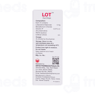 Lot Eye Drops 5ml
