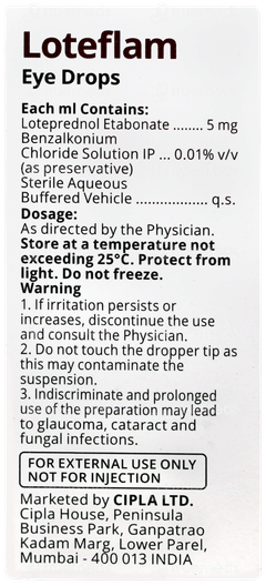 Loteflam Eye Drops 5ml Loteflam Eye Drops 5ml