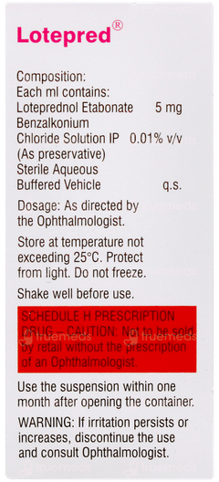 Lotepred Eye Drops 5ml Lotepred Eye Drops 5ml