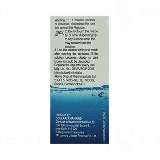 Lubistar 0.5% Eye Drops 10Ml
