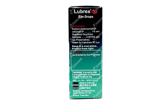 Lubrex Ds 1 % Eye Drops 10 ML