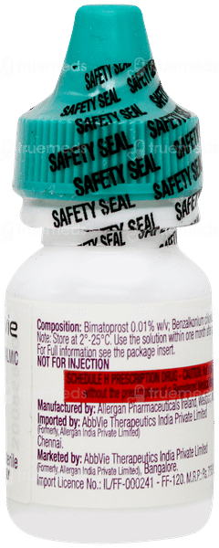 Lumigan 0.01% Eye Drops 3ml