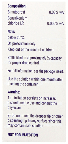 Lumigan Ophthalmic Solution 3ml Lumigan Ophthalmic Solution 3ml