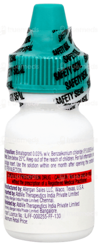 Lumigan Ophthalmic Solution 3ml