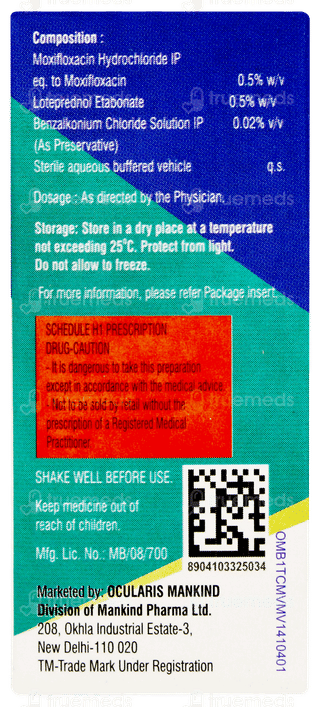 Mahaflox Lp Eye Drops 5ml