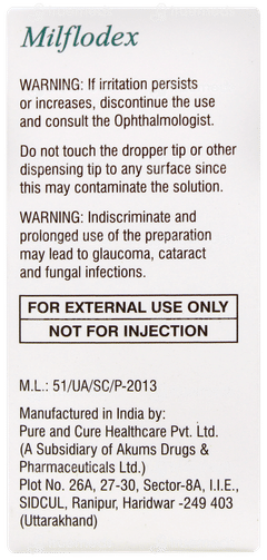 Milflodex Eye Drops 5ml Milflodex Eye Drops 5ml