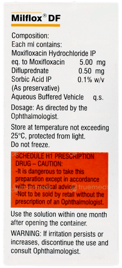 Milflox Df Eye Drops 5ml Milflox Df Eye Drops 5ml