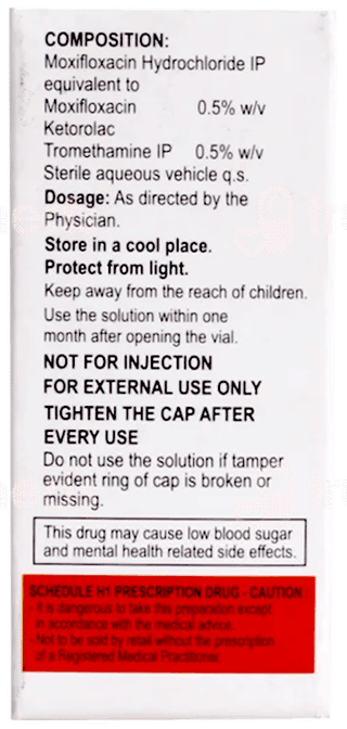 Mofloren Kt Ophthalmic Solution 5Ml