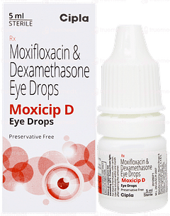Moxicip D Eye Drops 5ml