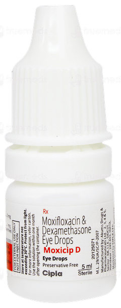 Moxicip D Eye Drops 5ml Moxicip D Eye Drops 5ml