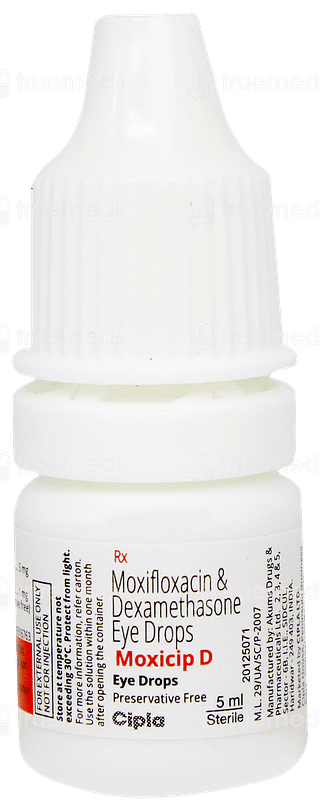 Moxicip D Eye Drops 5ml