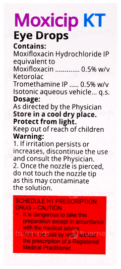 Moxicip Kt Eye Drops 5ml