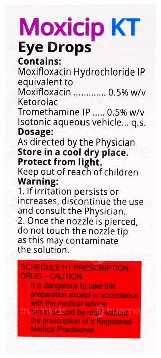 Moxicip Kt Eye Drops 5ml