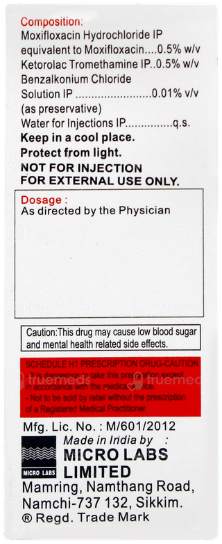 Moxigram Kt Eye Drops 5ml