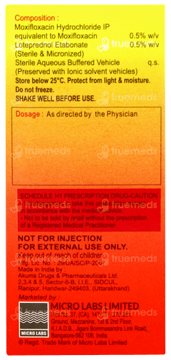 Moxigram Lx Eye Drops 5ml Moxigram Lx Eye Drops 5ml