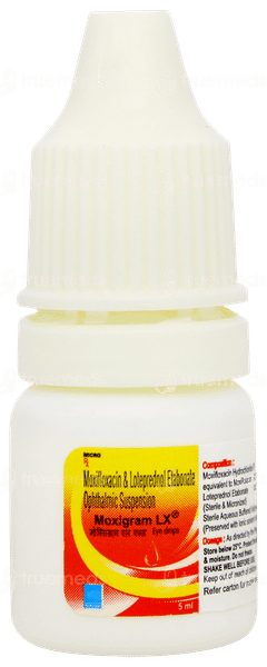 Moxigram Lx Eye Drops 5ml Moxigram Lx Eye Drops 5ml