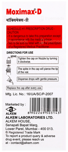 Moximax D Eye Drops 10ml